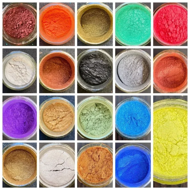 mega powder pigment kit 14 pigments For Resin Art