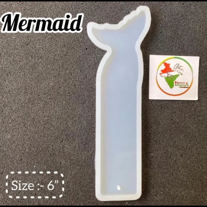 mermaid bookmark mold for resin art