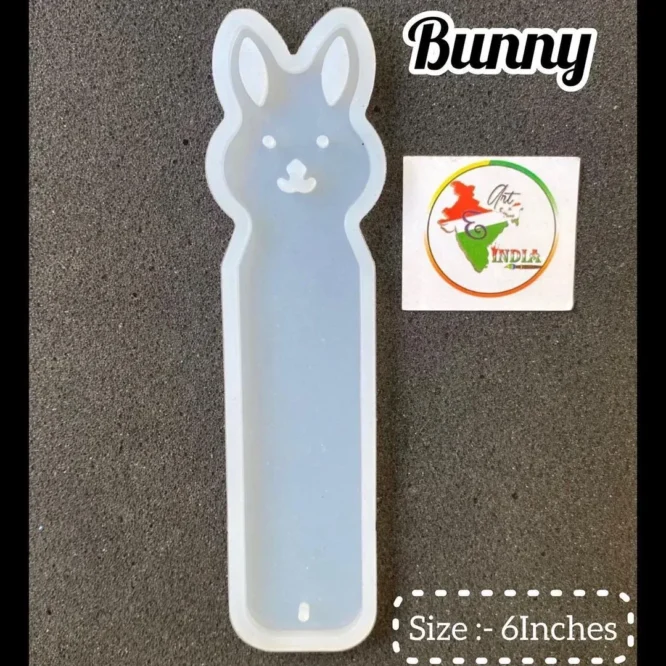 bunny bookmark mold for resin art