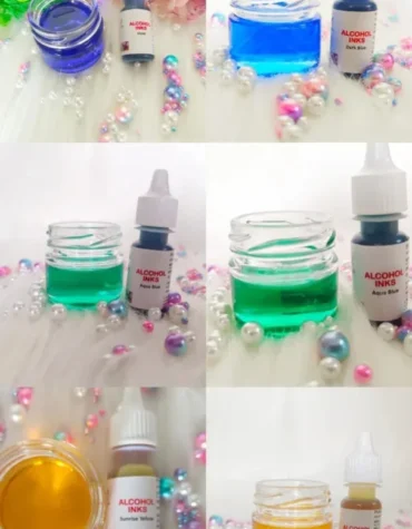 Alcohol Ink Set of 13 Bottles For Resin Art