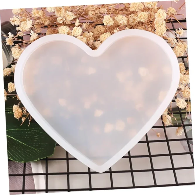 4 inches heart mold for resin art