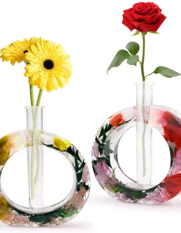 Resin Vase (Planter Vase) Silicone Molds for Resin art oval