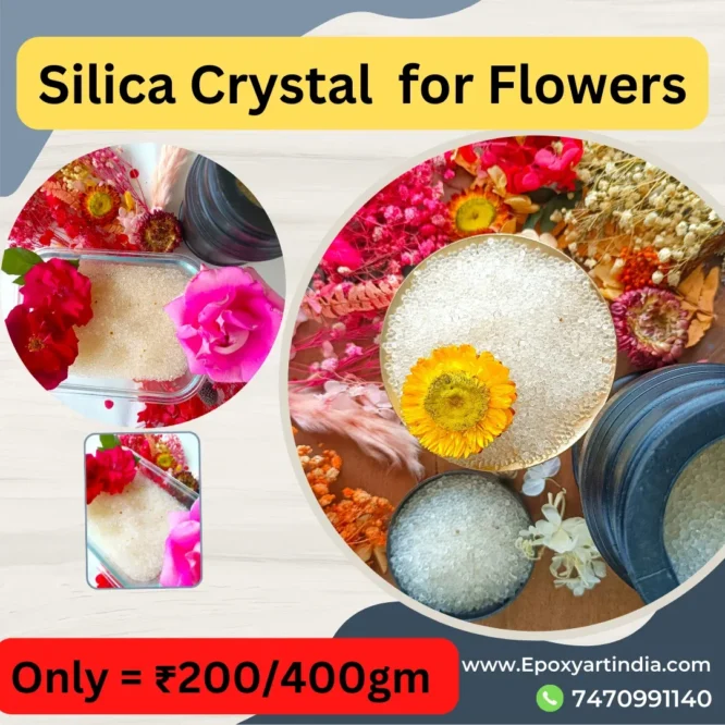 Silica gel crystals for drying flowers Epoxy Art India