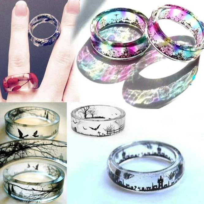 8 Hole Ring Silicone Mold Jewelry for resin art