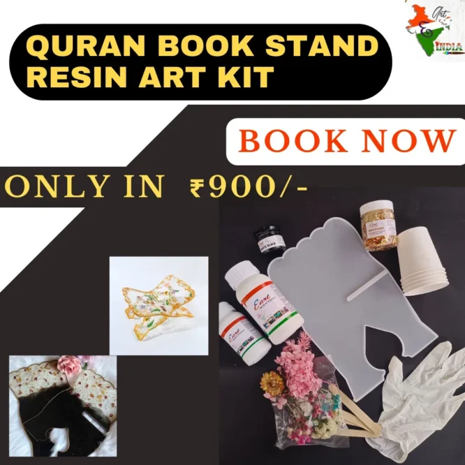 Quran book stand Resin Art kit For Resin Art