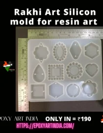 Rakhi mold 12 cavity silicon mold For Resin Art