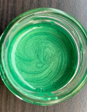 parrot green metallic gel for resin art