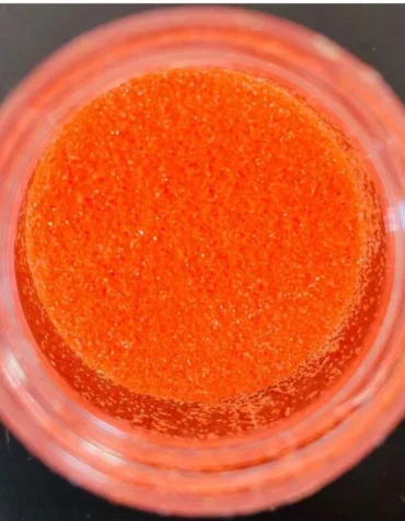 orange glitter fluorescent glitter For Resin Art