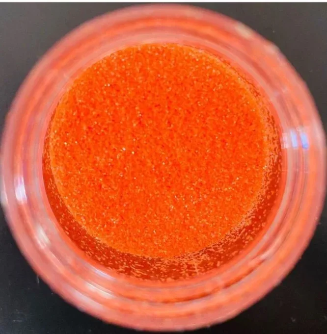 orange glitter fluorescent glitter For Resin Art