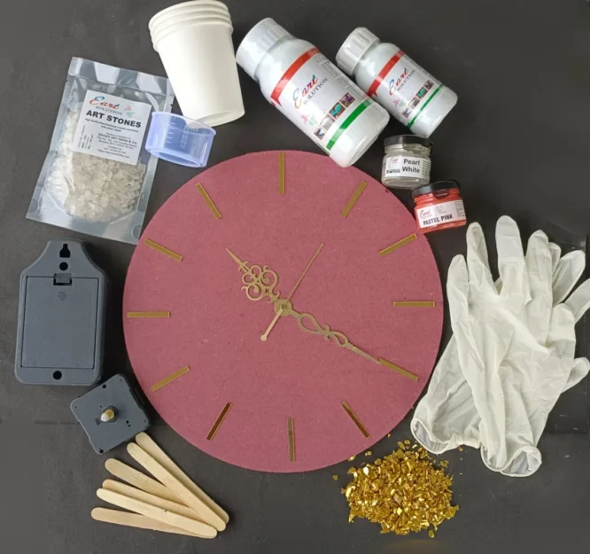 Clock Making Beginner resin Art kit 11.5 inches