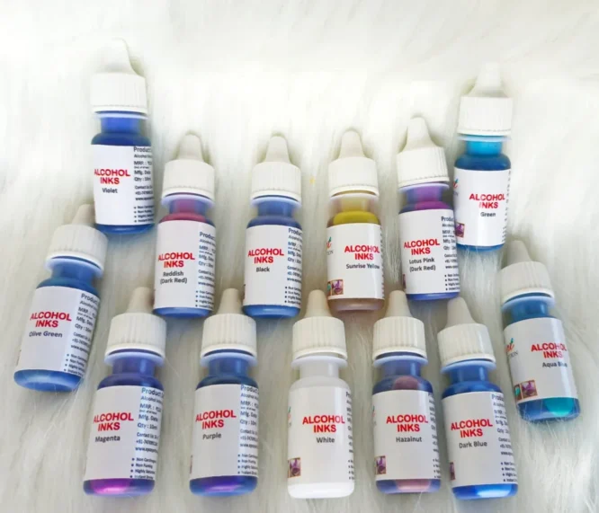 Alcohol Ink Set of 13 Bottles For Resin Art
