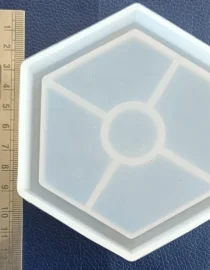 Hexagon Trinket coaster Silicon mold For Resin Art