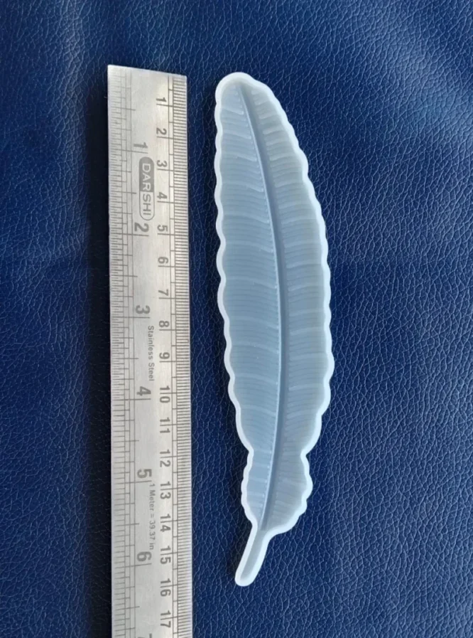Assorted Silicone Bookmark Feather Mold for Resin Art
