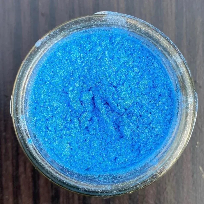 pearl summer blue powder pigment for resin art