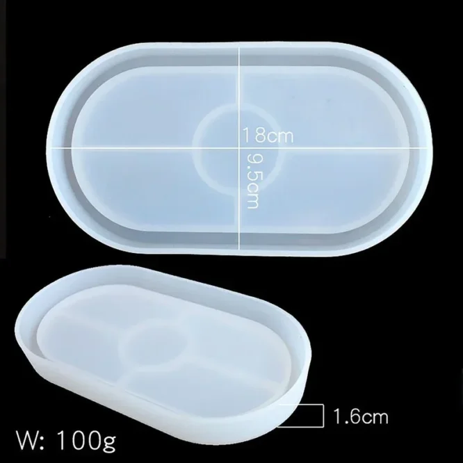 oval tray mould for resin art