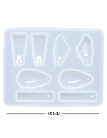 Earring Silicon mold 8 cavities for resin art
