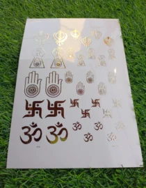 Embossed Gold Stickers sheet 0020 For Resin Art