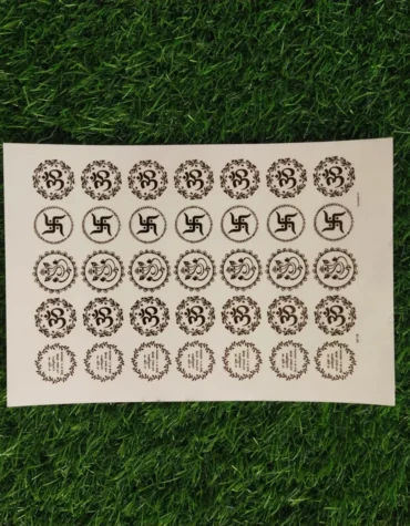 Embossed Gold Stickers sheet 131 For Resin Art