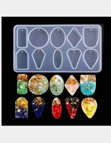 10 Cavity Pendent Mould For Resin Art