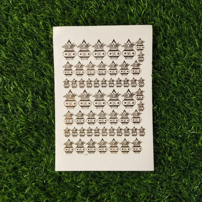 Embossed Gold Stickers sheet 101 For Resin Art