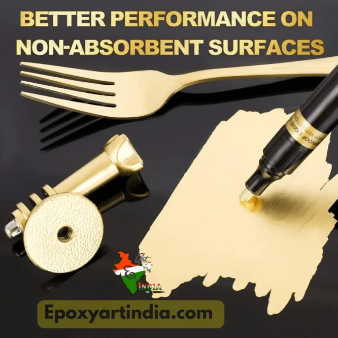 Permanent Gold marker for resin art Epoxy Art India