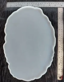 13×9 Inches Silicone Oval Agate Mold for Resin Art