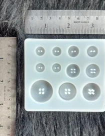Multishape Button Mold Silicon Jewelry Making For Resin Art