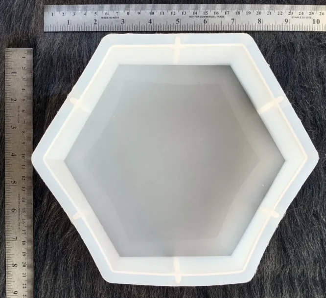 Large Silicone Hexagon Molds For Deep Flowers Preservation For Resin Art