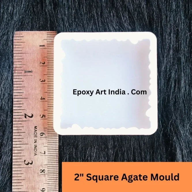 2″ Square Agate Mould For Resin Art