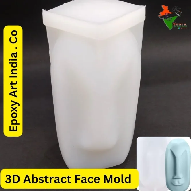 3D Abstract Face Mold For Resin Art CM-049