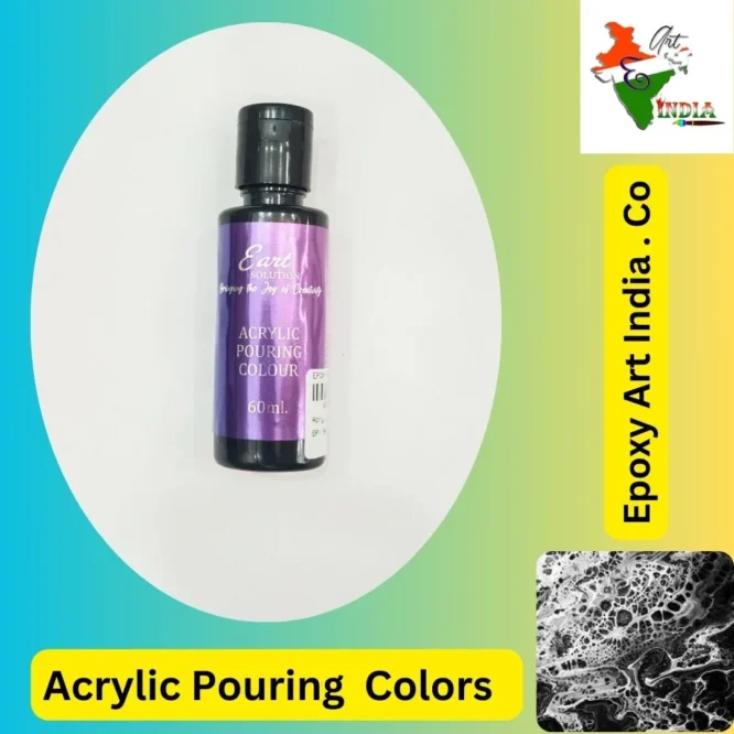 Black Acrylic Pouring Colours