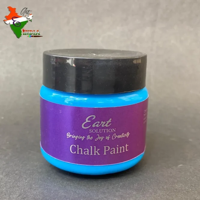 Blue Chalk Paint For Art & Craft