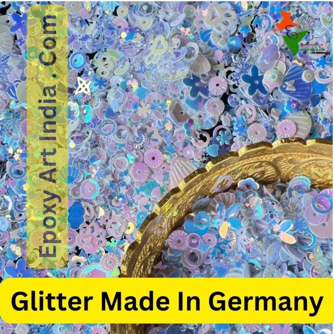 Multi Shapes Germany Glitter for resin art