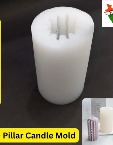 3D Pillar Candle Mold For Resin Art CM-047