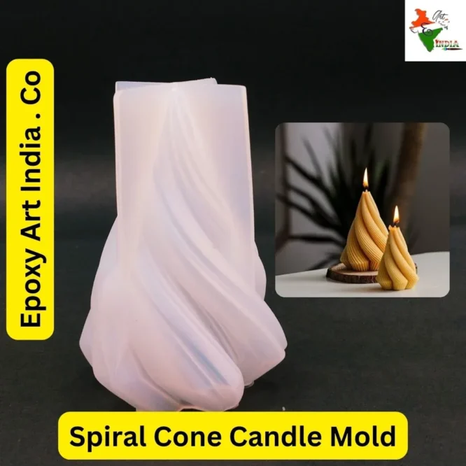 Spiral Cone Candle Mold For Resin Art CM-033
