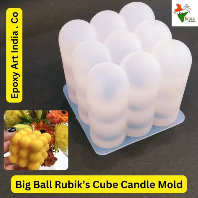 Big Ball Rubik’s Cube Candle Mold For Resin Art CM013