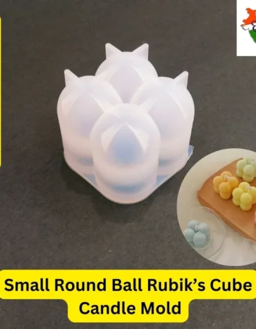 Small Round Ball Rubik’s Cube Candle Mold For Resin Art