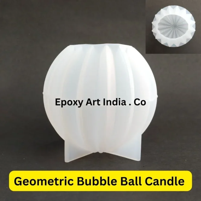 Geometric Bubble Ball Candle for resin art CM003