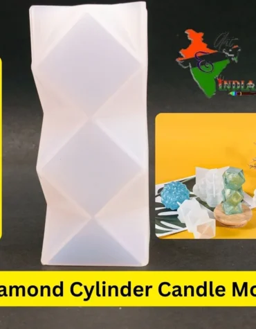 Diamond Cylinder Candle Mold For Resin Art