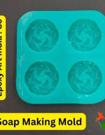 Blooming Rose Shape 4 CVT Silicone Soap Mold