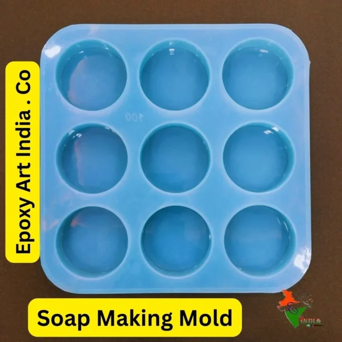 9 CVT Round Shape Soap Making Mold
