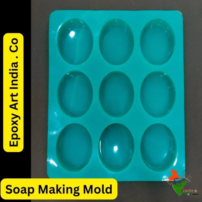 9 CVT Oval Shape Soap Mold