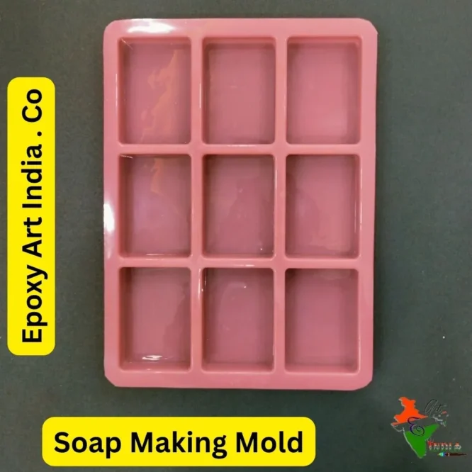 9 CVT Rectangle Shape Soap Making Mold