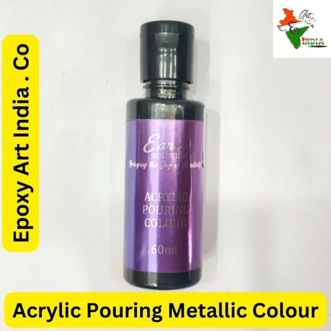 Metallic Black Acrylic Pouring Colour