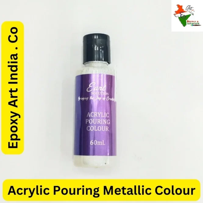 Metallic White Acrylic Pouring Colour