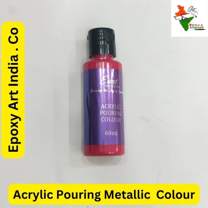 Metallic Red Acrylic Pouring Colour