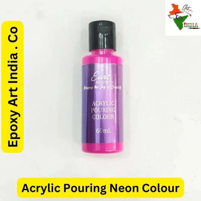 Neon Pink Acrylic Pouring Colour