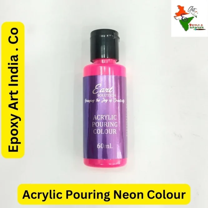 Neon Light Pink Acrylic Pouring Colour