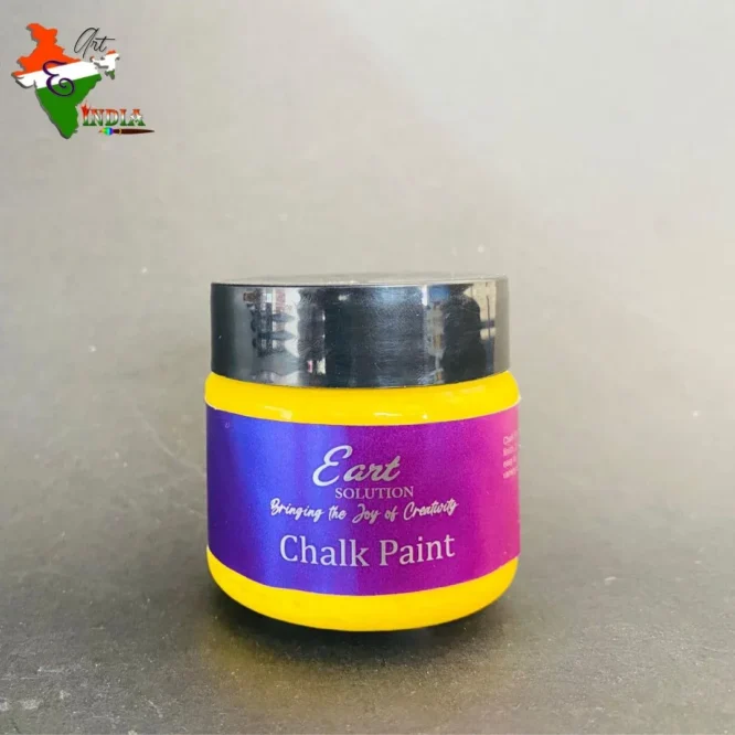 Bright yellow Chalk Paint For Art & Craft