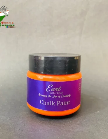Orange chalk paint for art & craft